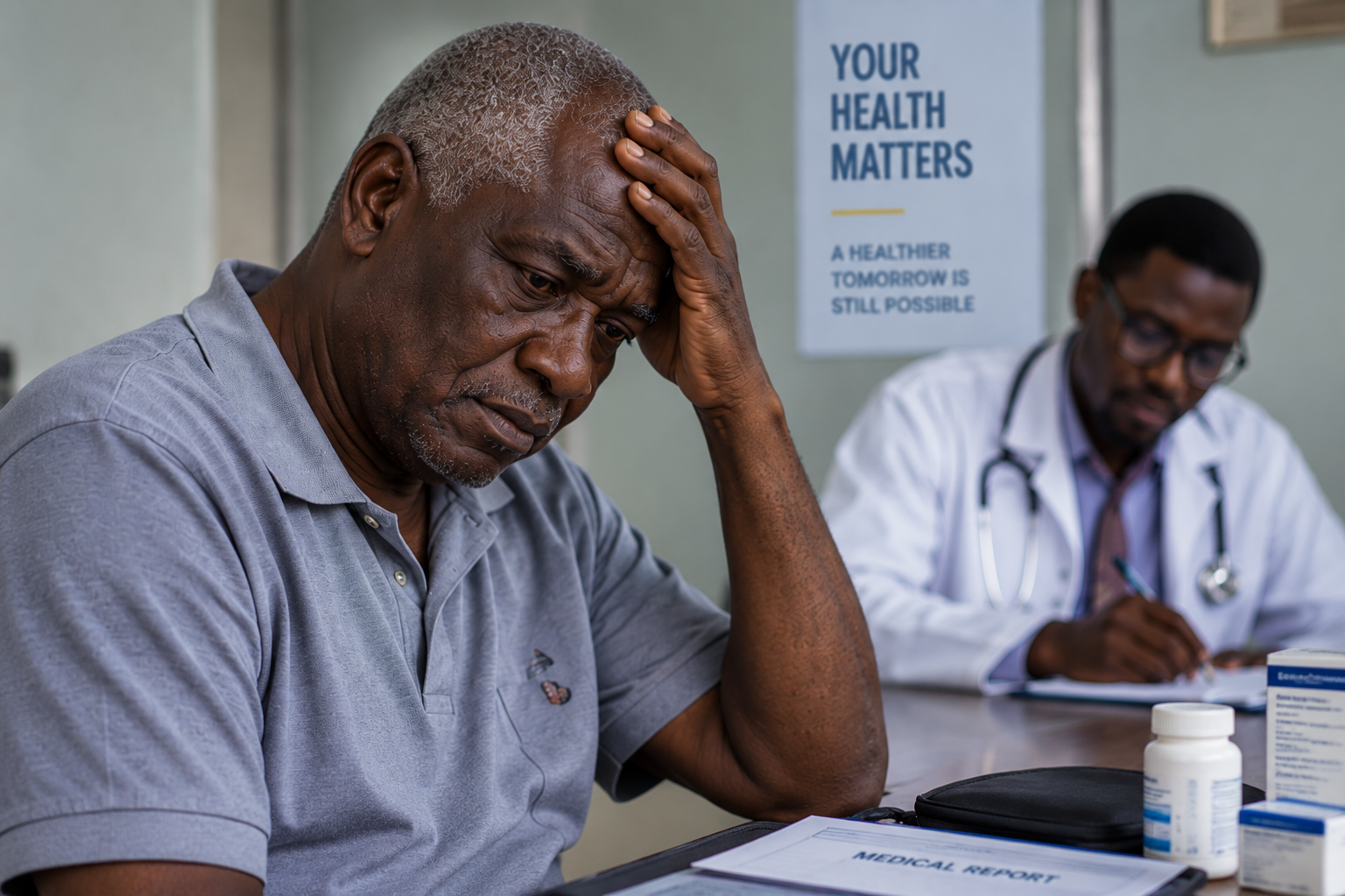 Illustrative story of Johnson, a retired security veteran facing healthcare costs